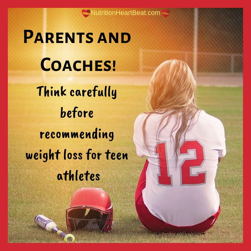 Weight management for young athletes