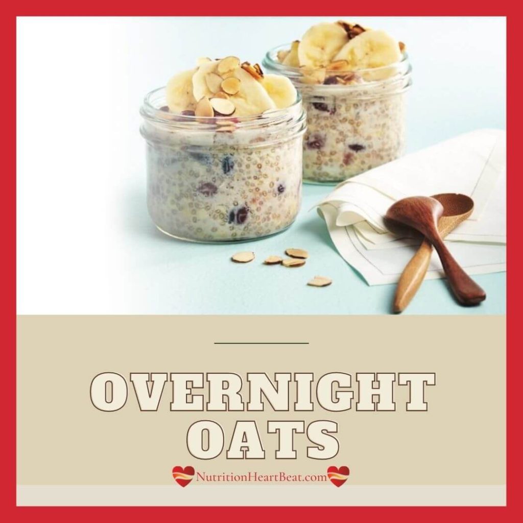 Overnight Oats are an easy and healthy way to start your day.